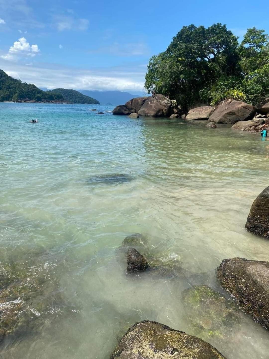 Apartamento Com Ar Cond. Na Praia Grande Ubatuba Bagian luar foto